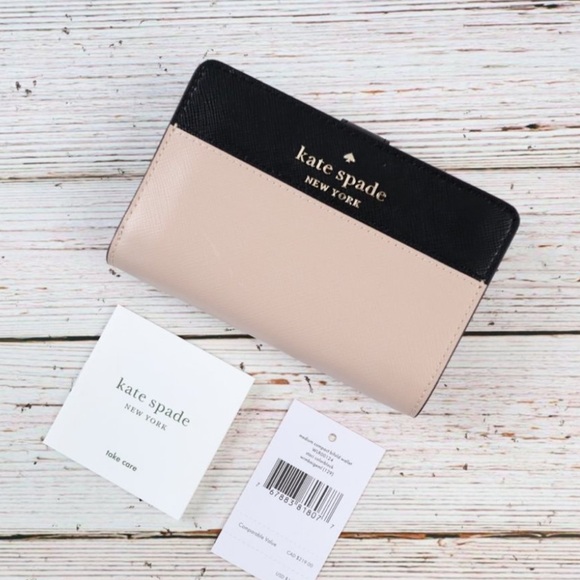 Kate Spade Madison Medium Compact Bifold Wallet - Picture 6 of 6